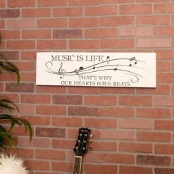 Kirkland's Home Music Is Life Wall Plaque- Wall Quotes & Signs