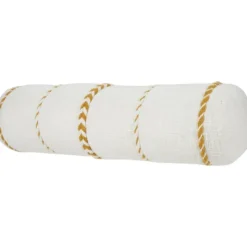 Kirkland's Home Mustard Braided Twist Lumbar Throw Pillow- Pillows