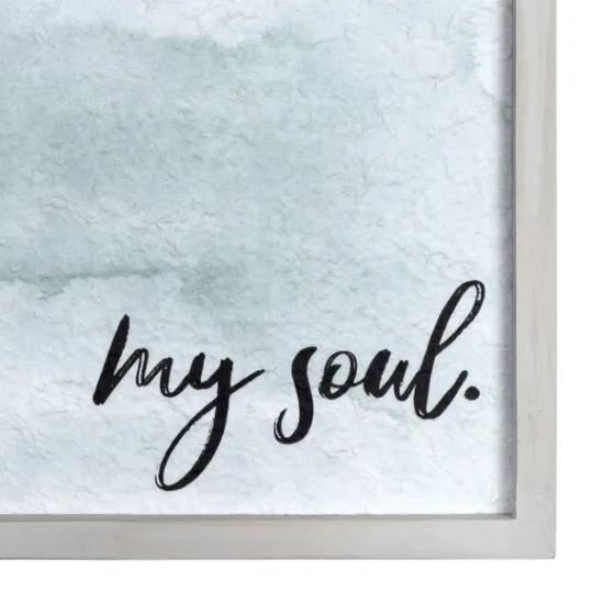 Kirkland's Home My Soul Framed Art Print- Wall Quotes & Signs