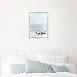 Kirkland's Home My Soul Framed Art Print- Wall Quotes & Signs