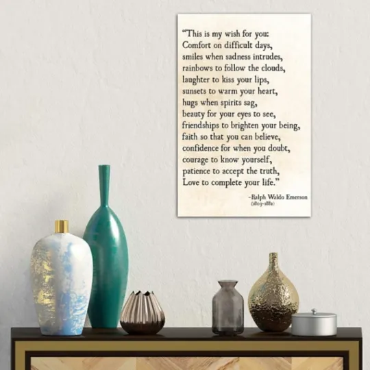 Kirkland's Home My Wish For You Canvas Art Print- Wall Quotes & Signs