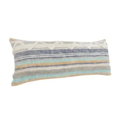 Kirkland's Home Myrtle Tufted Stripes Lumbar Pillow- Pillows