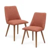 Kirkland's Home Nadine Retro Dining Chairs, Set Of 2- Dining Chairs
