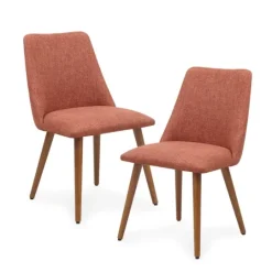 Kirkland's Home Nadine Retro Dining Chairs, Set Of 2- Dining Chairs