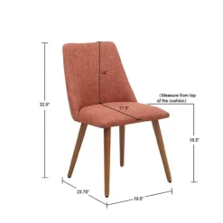 Kirkland's Home Nadine Retro Dining Chairs, Set Of 2- Dining Chairs