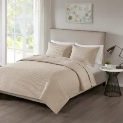 Kirkland's Home Nash 3-Pc. Reversible Queen Coverlet Set- Bedspreads & Coverlets