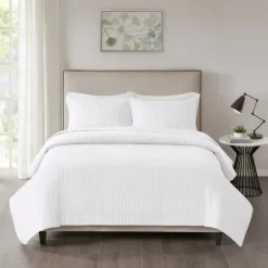 Kirkland's Home Nash 3-Pc. Reversible Queen Coverlet Set- Bedspreads & Coverlets