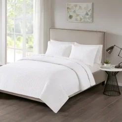 Kirkland's Home Nash 3-Pc. Reversible Queen Coverlet Set- Bedspreads & Coverlets