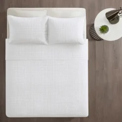 Kirkland's Home Nash 3-Pc. Reversible Queen Coverlet Set- Bedspreads & Coverlets