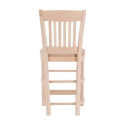 Kirkland's Home Natie Unfinished Counter Stools, Set Of 2- Bar Stools & Counter Height Stools