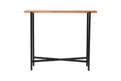 Kirkland's Home Natural Acacia Wood And Acrylic Top Console Table- Console Tables