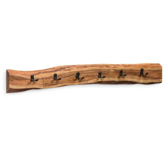 Kirkland's Home Natural Acacia Wood Live Edge Wall Hooks- Hooks