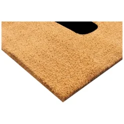 Kirkland's Home Natural And Black Coir Hello Doormat, 29X17 In.- Doormats