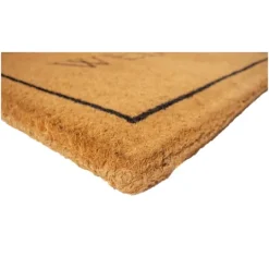 Kirkland's Home Natural And Black Welcome Doormat, 48X30 In.- Doormats