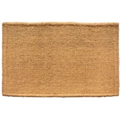 Kirkland's Home Natural And Black Welcome Doormat, 48X30 In.- Doormats