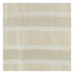 Kirkland's Home Natural And White Colorblock Chevron Throw- Blankets & Throws