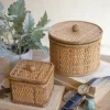 Kirkland's Home Natural Antique Woven 2-Pc. Box Set- Baskets & Boxes
