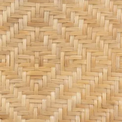 Kirkland's Home Natural Boho Rattan Weave Storage Cabinet- Cabinets & Sideboards