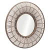 Kirkland's Home Natural Bone Safari Framed Mirror- Framed Mirrors