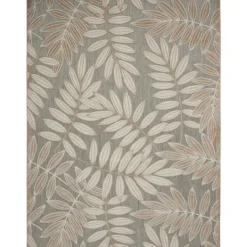 Kirkland's Home Natural Botanical Outdoor Area Rug, 6X9- Outdoor Rugs