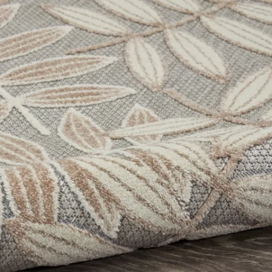 Kirkland's Home Natural Botanical Outdoor Area Rug, 6X9- Outdoor Rugs