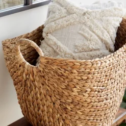 Kirkland's Home Natural Braided Seagrass Basket- Baskets & Boxes
