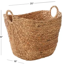 Kirkland's Home Natural Braided Seagrass Basket- Baskets & Boxes