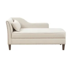 Kirkland's Home Natural Brett Accent Chaise Lounge- Sofas & Loveseats