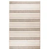 Kirkland's Home Natural Canva Striped Outdoor Area Rug, 4X7- Outdoor Rugs