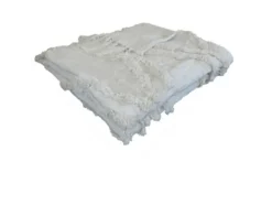 Kirkland's Home Natural Diamond Cotton Blanket- Blankets & Throws