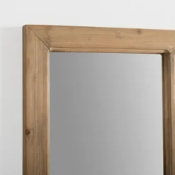Kirkland's Home Natural Fir Wood Window Pane Mirror- Decorative Mirrors