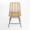 Kirkland's Home Natural Fishbone Rat Dining Chair- Dining Chairs