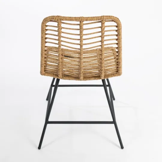Kirkland's Home Natural Fishbone Rat Dining Chair- Dining Chairs