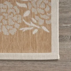Kirkland's Home Natural Flamingo Indoor/Outdoor Area Rug, 5X7- Outdoor Rugs