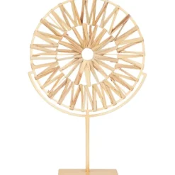 Kirkland's Home Natural Hyacinth Sunburst Sculpture- Statues & Figurines