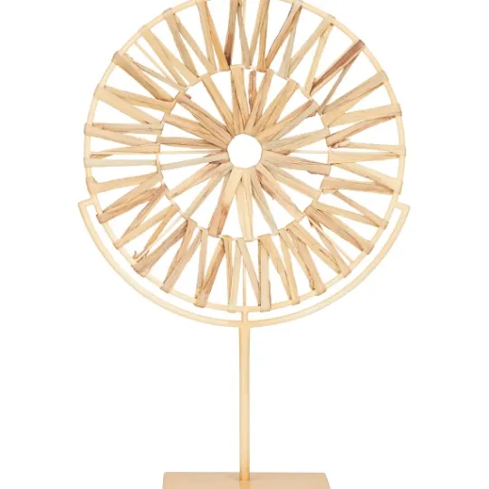Kirkland's Home Natural Hyacinth Sunburst Sculpture- Statues & Figurines
