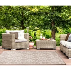 Kirkland's Home Natural Ivy Indoor/Outdoor Area Rug, 4X7- Outdoor Rugs