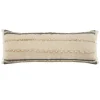 Kirkland's Home Natural Jute Braided Stripe Lumbar Pillow- Pillows