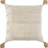 Kirkland's Home Natural Kantha Stitch Recycled Throw Pillow- Pillows