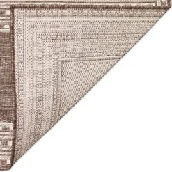 Kirkland's Home Natural Linear Macy Indoor/Outdoor Area Rug, 4X7- Outdoor Rugs
