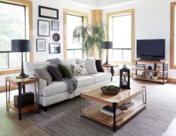 Kirkland's Home Natural Live Edge Acacia Wood Accent Table- Accent & End Tables