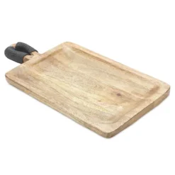 Kirkland's Home Natural Mango Wood Decorative Trays, Set Of 2- Decorative Trays