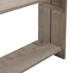 Kirkland's Home Natural Mango Wood Farmhouse Console- Console Tables