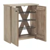 Kirkland's Home Natural Mango Wood Shoe Cubbie- Entryway Furniture