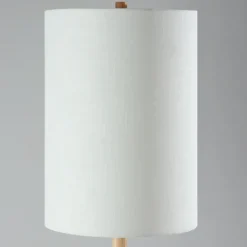Kirkland's Home Natural Oak Wood Slim Floor Lamp- Floor Lamps