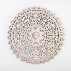 Kirkland's Home Natural Ornate Medallion Round Wall Plaque- Wall Plaques