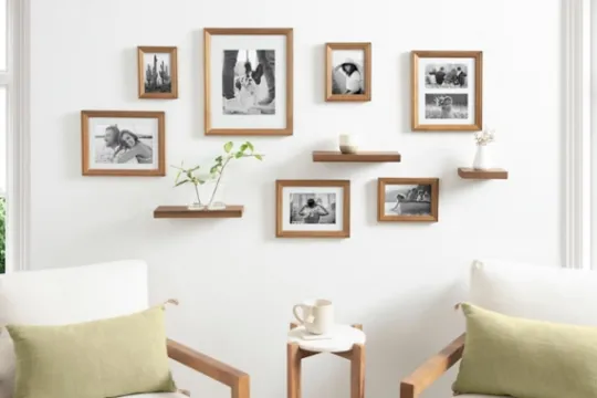 Kirkland's Home Natural 10-Pc. Gallery Wall Frame And Shelf Set- Gallery Wall Frames