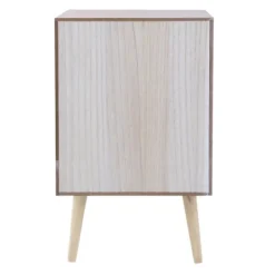 Kirkland's Home Natural Pine And Rat Single Door Cabinet- Cabinets & Sideboards