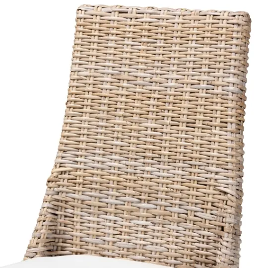 Kirkland's Home Natural Rattan High Back Dining Chairs, Set Of 2- Dining Chairs