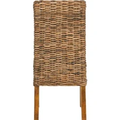 Kirkland's Home Natural Rattan Wood Woven 2-Pc. Dining Chair Set- Dining Chairs